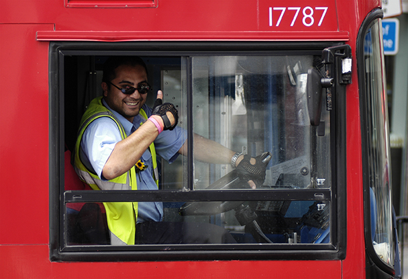 Bus Driver - London : People : JOHN MURK PHOTOGRAPHY