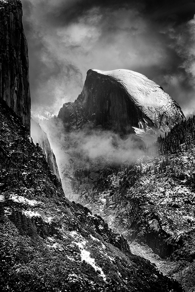 Half Dome : Black & White : JOHN MURK PHOTOGRAPHY