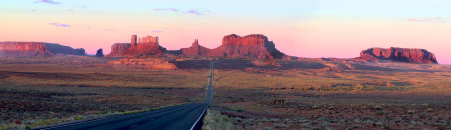 Monument Valley from HWY 163 : Panoramas : JOHN MURK PHOTOGRAPHY