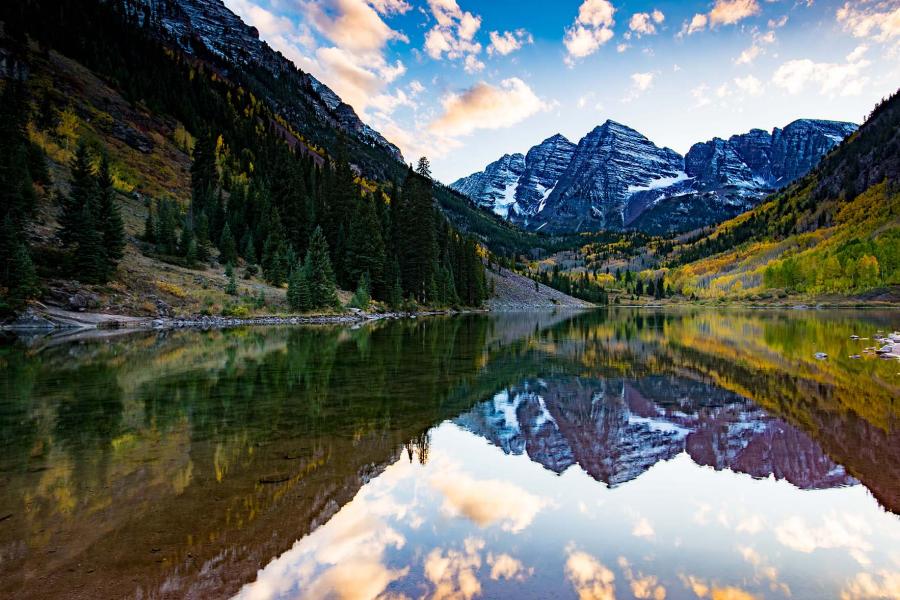 Maroon Bells  : Colorado : JOHN MURK PHOTOGRAPHY